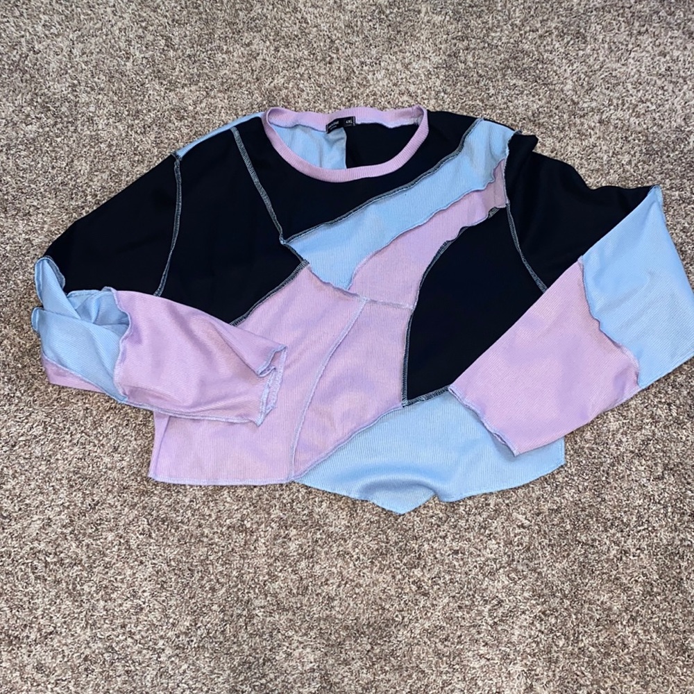 Multicolor crop top